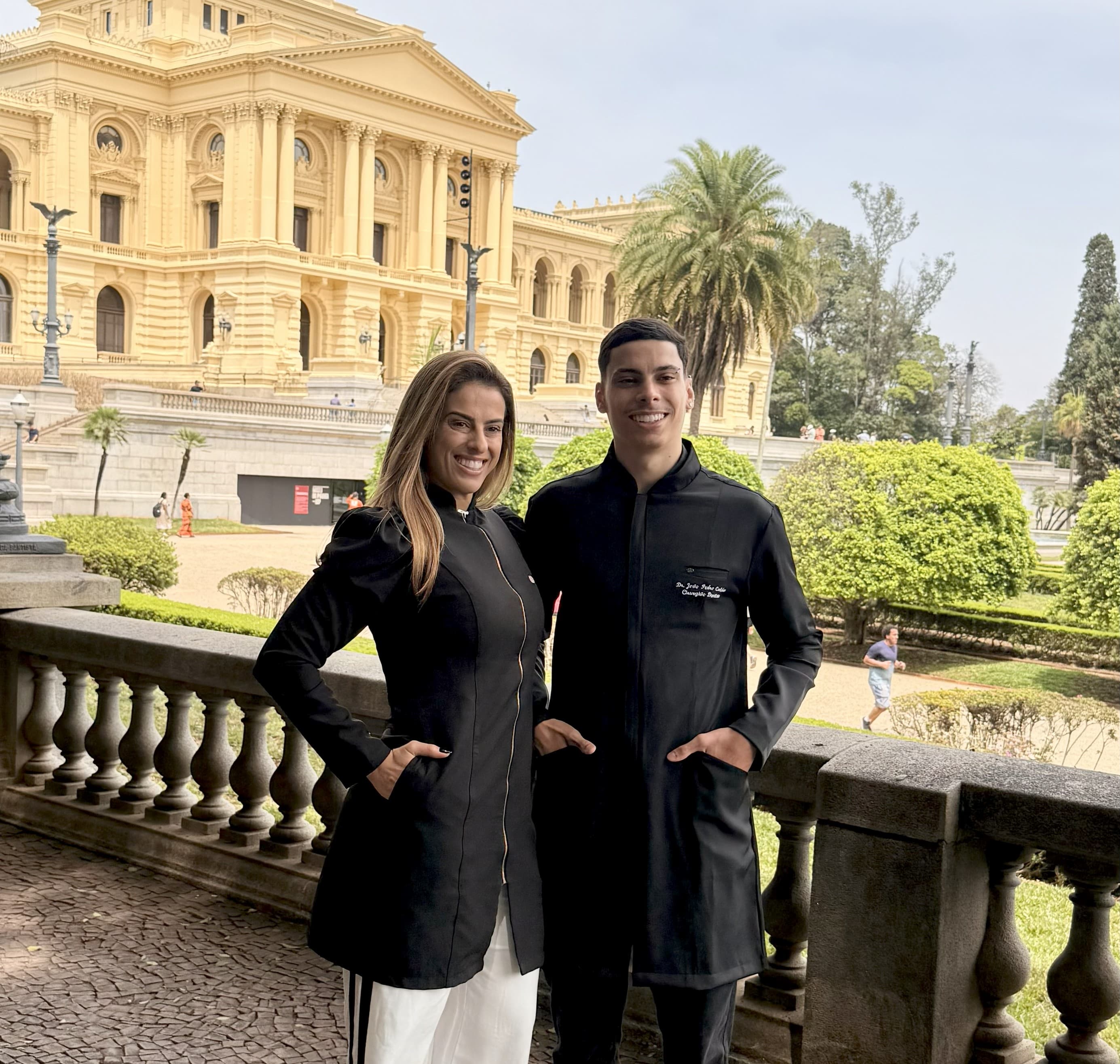 Dra. Nathalia e Dr. João Pedro Caldas - Mãe e Filho